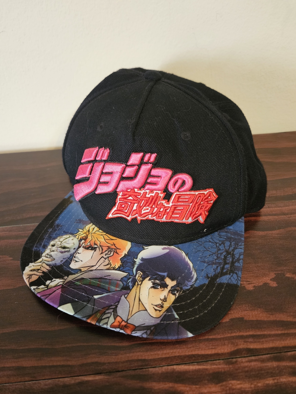 JoJo's Bizarre Adventure Black Snapback Hat